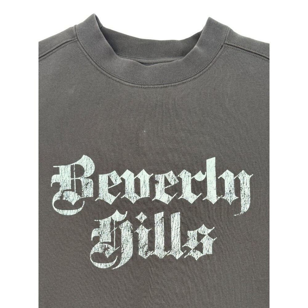 H&M Brown Beverly Hills Crewneck Graphic Pullover Sweatshirt | Gunge Streetwear - Picture 9 of 13